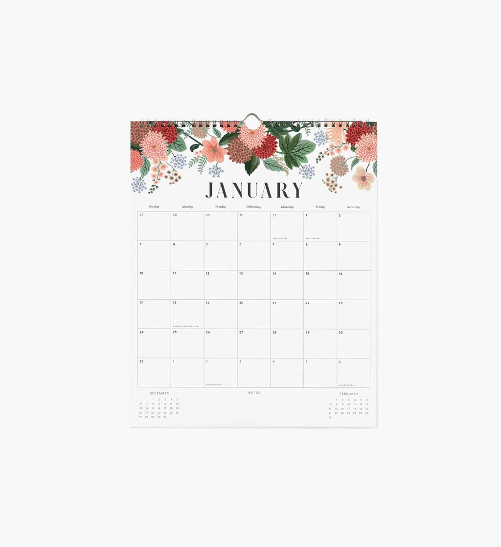 2027 Appointment Calendar - Floral