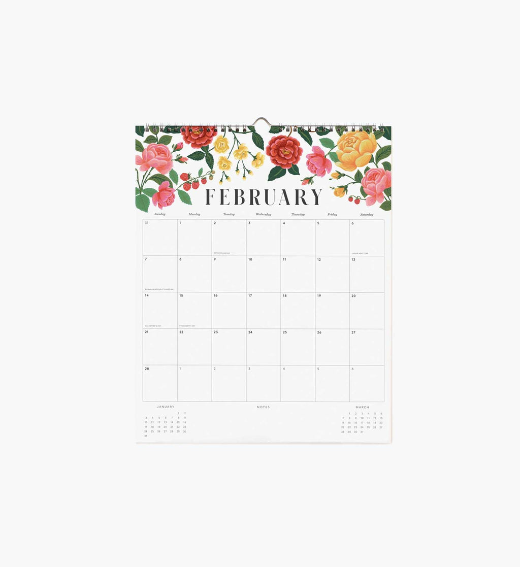 2027 Appointment Calendar - Floral