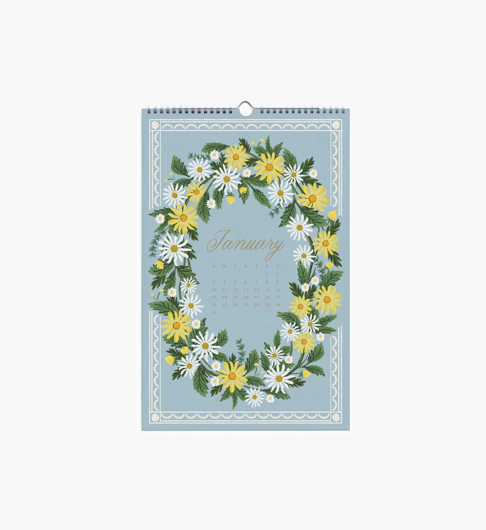 2027 Wall Calendar - Botanical Garden