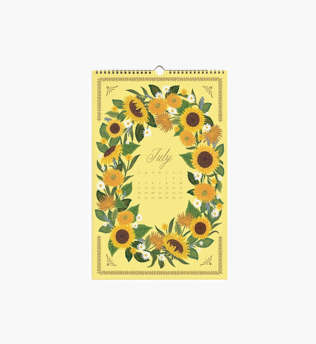 2027 Wall Calendar - Botanical Garden