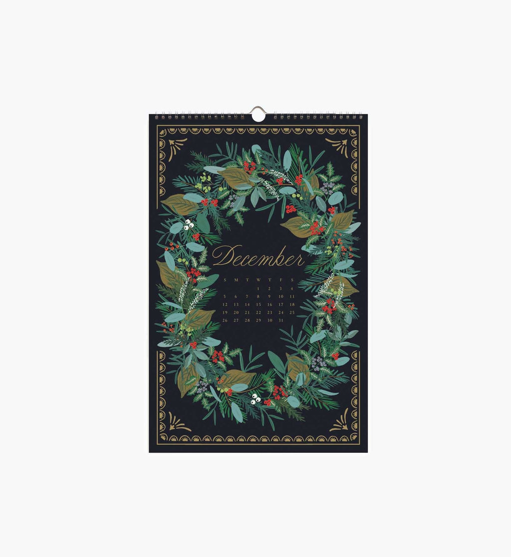 2027 Wall Calendar - Botanical Garden