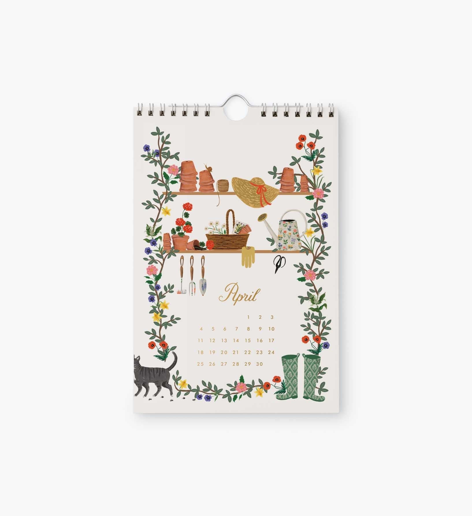 2027 Kitchen Calendar - Garden Study