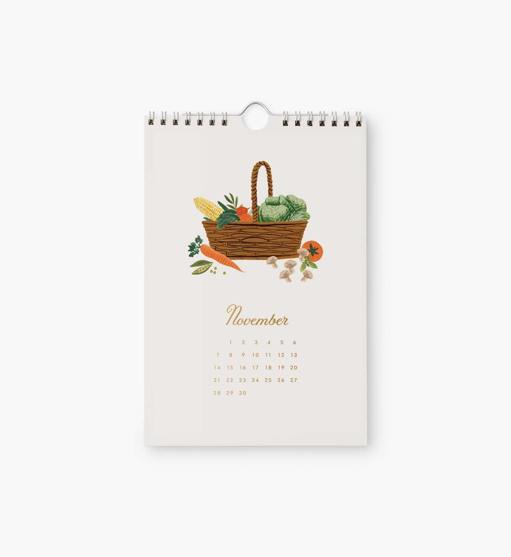 2027 Kitchen Calendar - Garden Study
