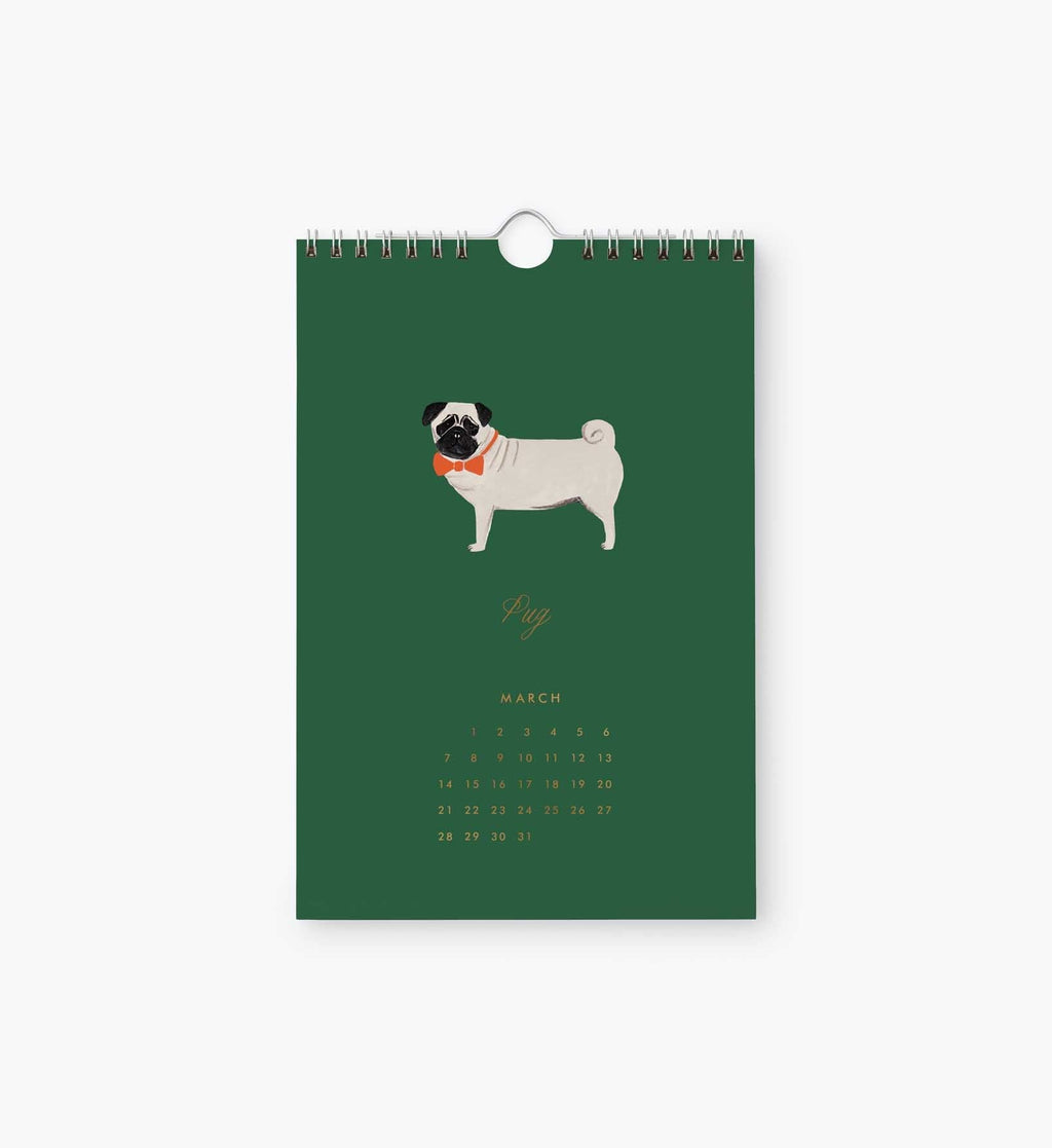 2027 Kitchen Calendar - Dog of the Month
