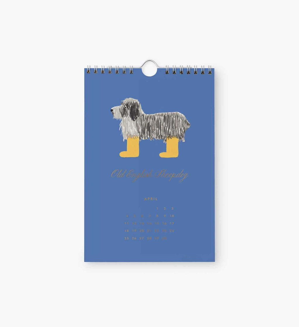 2027 Kitchen Calendar - Dog of the Month