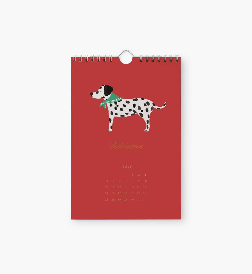 2027 Kitchen Calendar - Dog of the Month