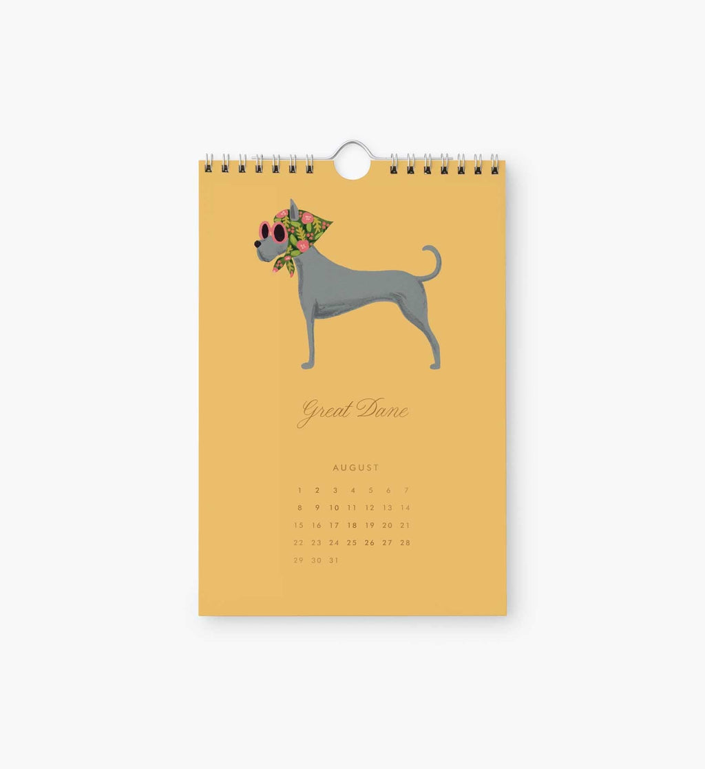 2027 Kitchen Calendar - Dog of the Month