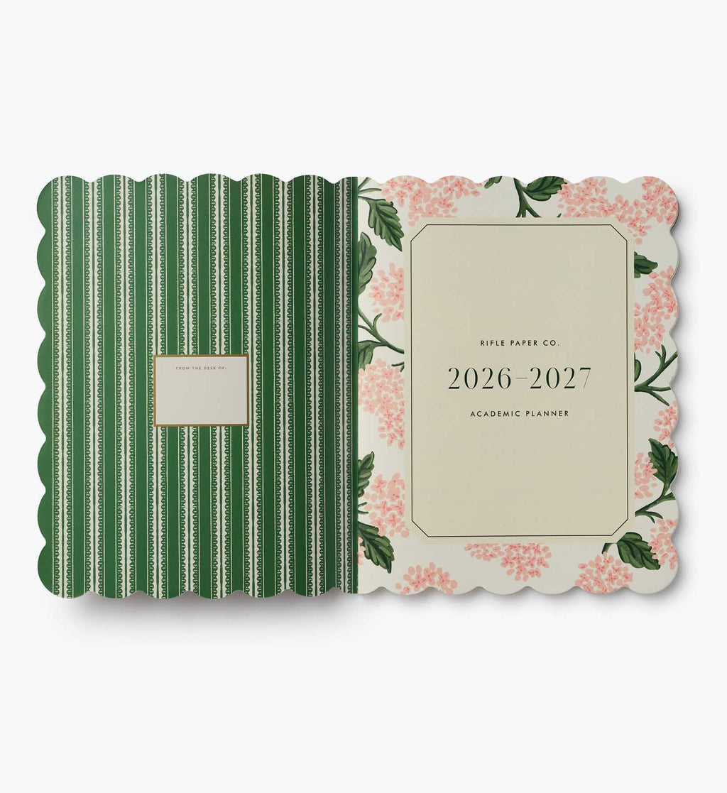 2026-2027 12-Month Academic?Appointment Notebook - Pink Hydrangea