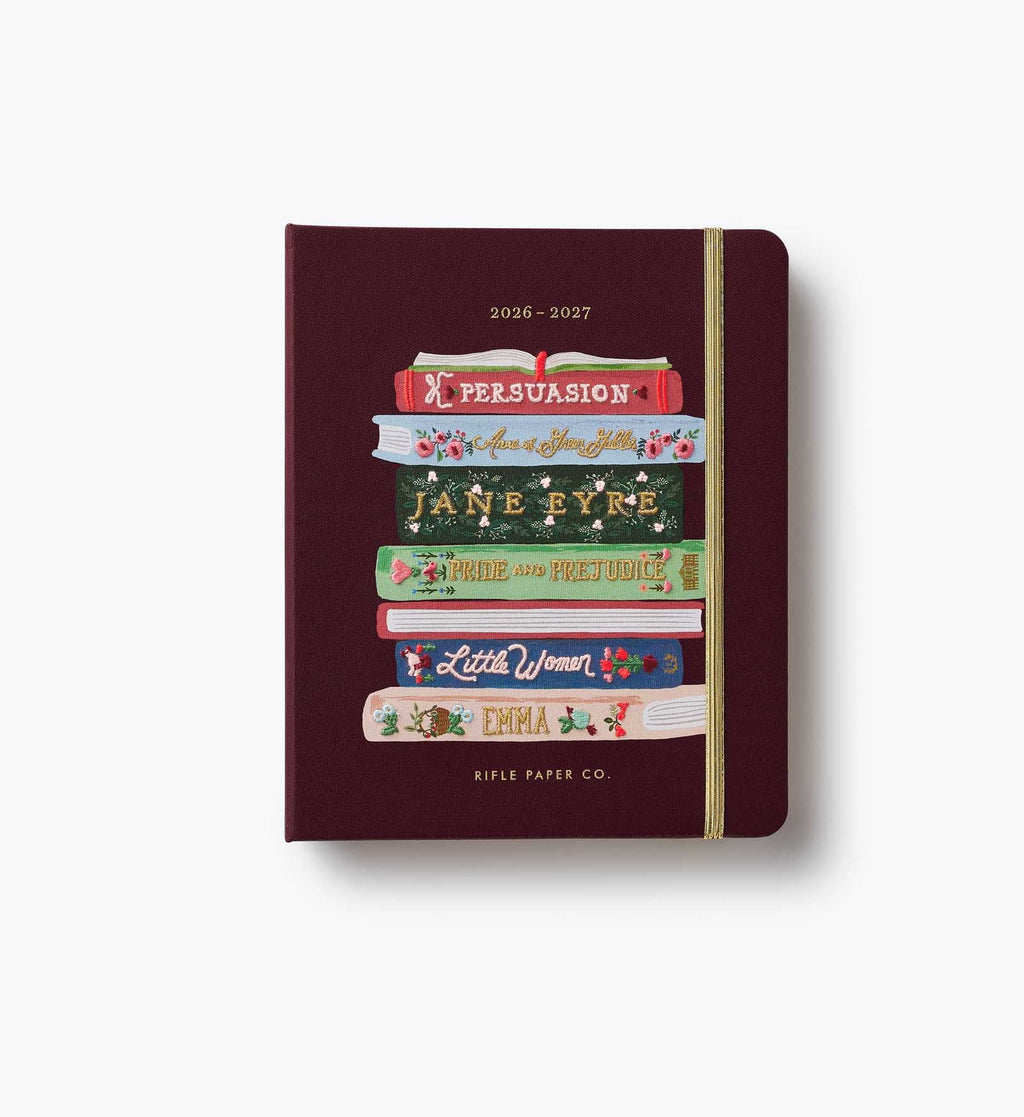 2026-2027 17-Month Academic Covered Spiral Planner - Ladies Night Book Club