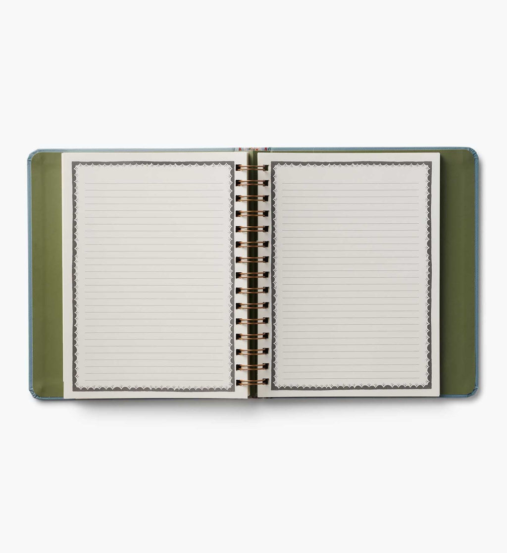 2026-2027 17-Month Academic Covered Spiral Planner - Paisley